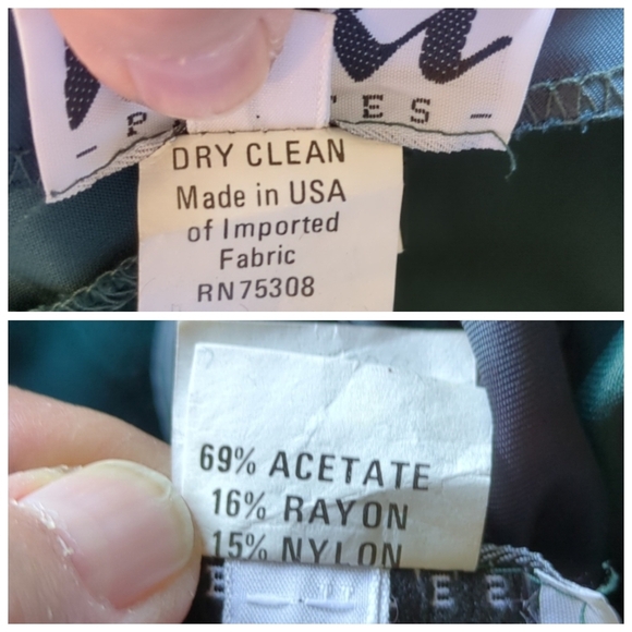 Vtg Niki Petites Velvet Skirt Set - Picture 17 of 17